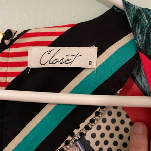 Funky Multicolored/Patterned Closet Dress - Picture 3 of 5